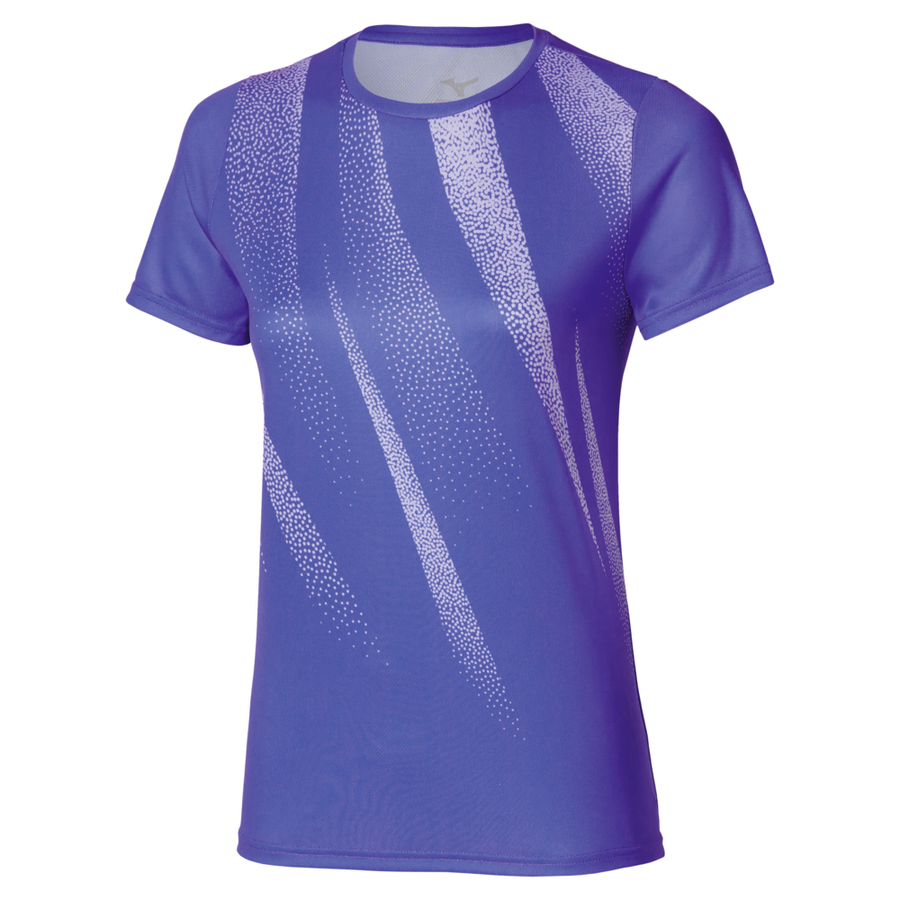 Mizuno Core Graphic tee Iris Bloom